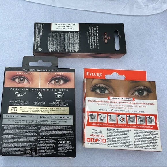 Eylure BUNDLE 2 eyelashes + glue / eyeliner - Picture 5 of 11